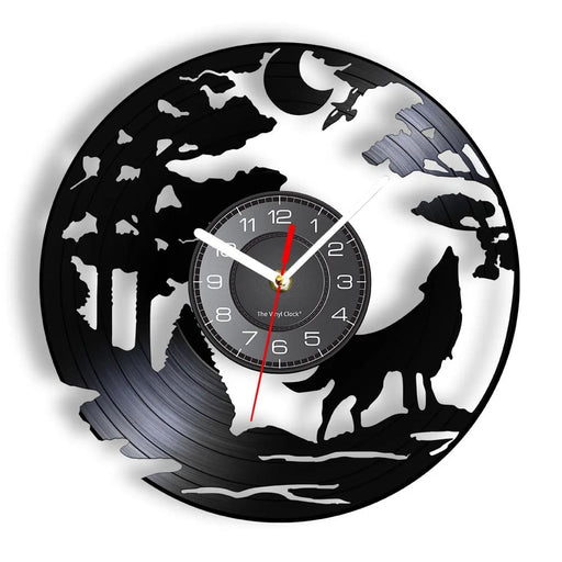 Wildlife Wolf Wall Clock