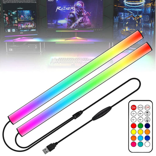 Willed 2 In1 Gaming Light Bar for Desk Setup with Remote