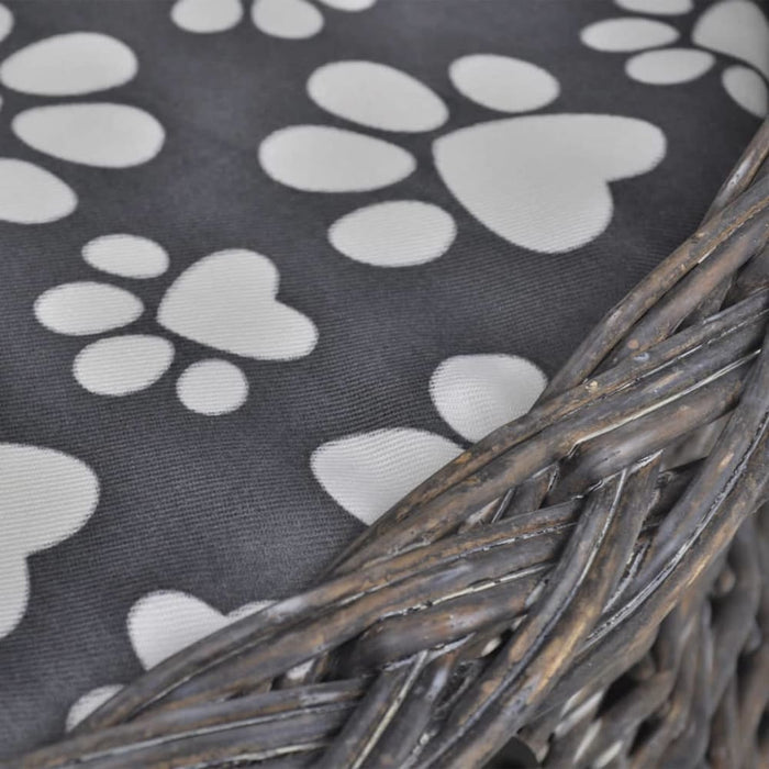 Willow Cat Tree Pet House Bed Scratching Post with Cushion