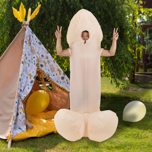 Willy Fancy Dress Inflatable Suit - fan Operated Costume