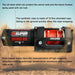 12v Winch 3500lbs Electric Atv Synthetic Rope Trailer Boat