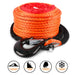 Winch Rope 9.5mm x 30m Dyneema Sk75 Hook Synthetic Car Tow