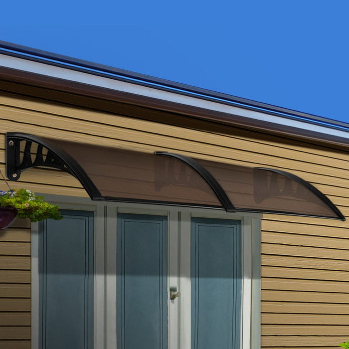 Window Door Awning Outdoor Canopy Sunshield Patio 1mx2.4m