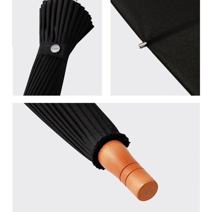 24k Windproof Long Umbrella with Cover