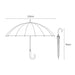 24k Windproof Long Big Umbrella with Wooden Handle