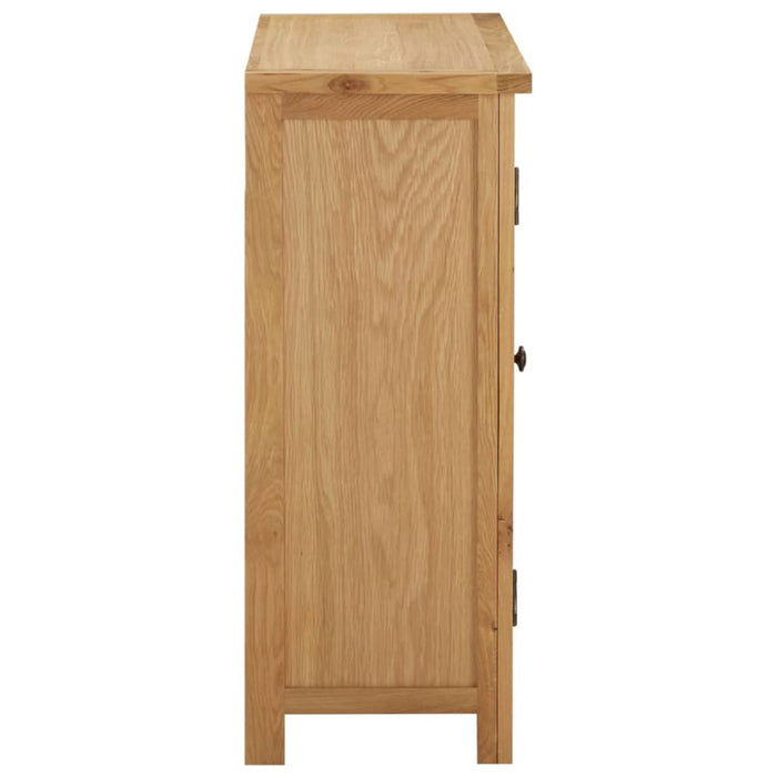 Wine Cabinet for 11 Bottles 80x32x80 Cm Solid Oak Wood