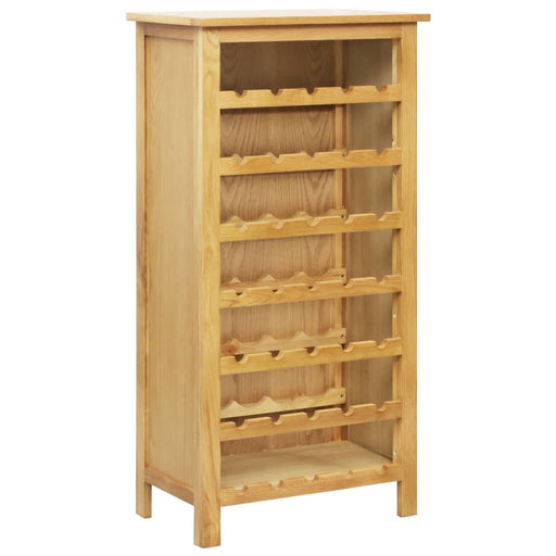 Wine Cabinet 56x32x110 Cm Solid Oak Wood Xaiala