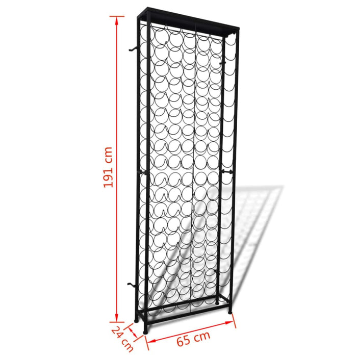 Wine Rack for 108 Bottles Metal Xaopkn
