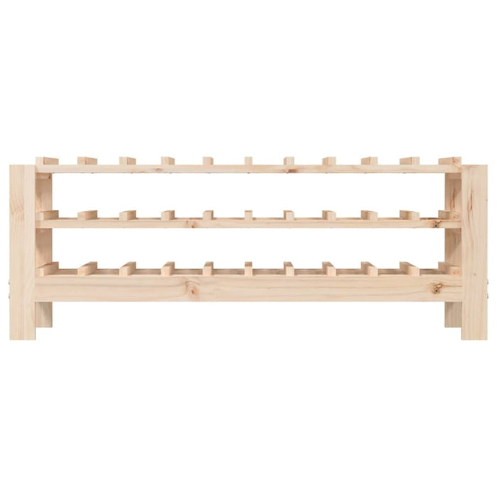 Wine Rack 109.5x30x42 Cm Solid Wood Pine Nxxppo