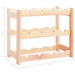 Wine Rack for 12 Bottles Solid Wood Pine Xnloko