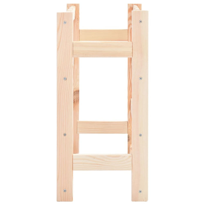 Wine Rack for 16 Bottles Solid Wood Pine Xnlokx