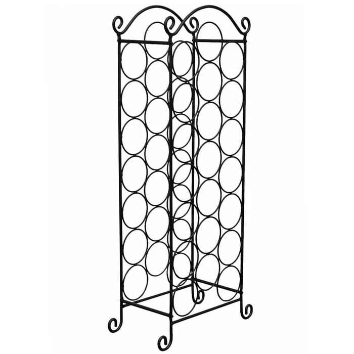 Wine Rack for 21 Bottles Metal Pbxbl