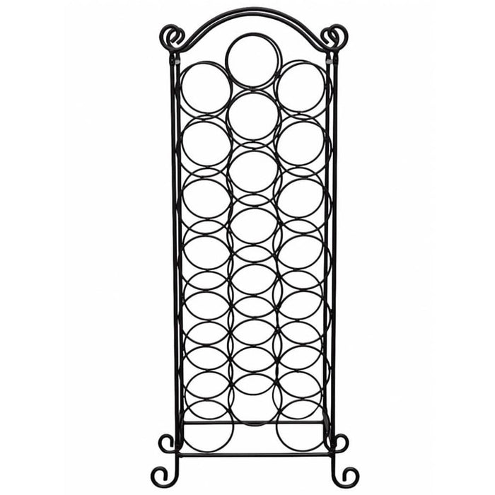 Wine Rack for 21 Bottles Metal Pbxbl