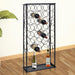 Wine Rack for 28 Bottles Metal Xabkax