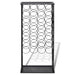 Wine Rack for 28 Bottles Metal Xabkax