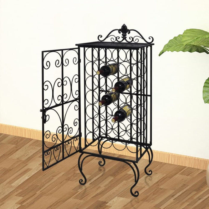 Wine Rack for 28 Bottles Metal Xabkti