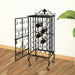 Wine Rack for 28 Bottles Metal Xabkti