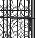 Wine Rack for 28 Bottles Metal Xabkti