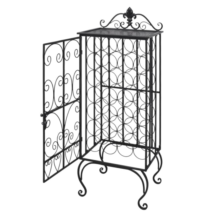 Wine Rack for 28 Bottles Metal Xabkti
