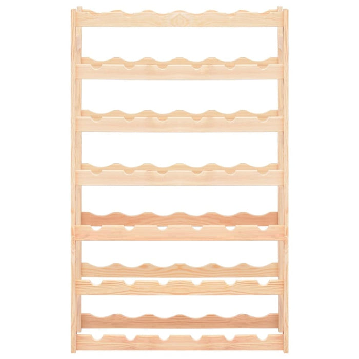 Wine Rack for 42 Bottles Solid Wood Pine Xnlokp