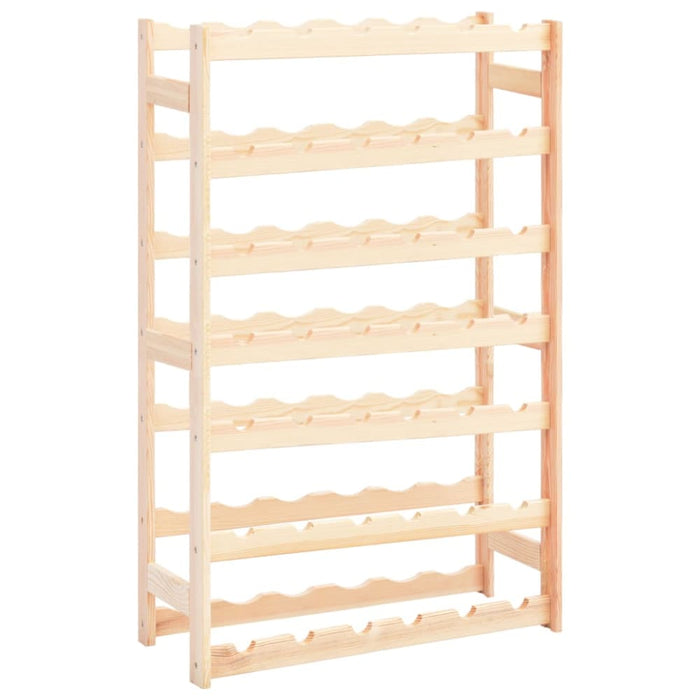 Wine Rack for 42 Bottles Solid Wood Pine Xnlokp