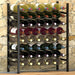 Wine Rack for 48 Bottles Black Metal Xnkplt