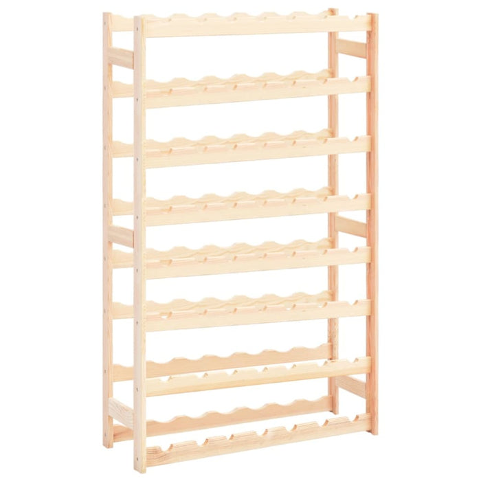 Wine Rack for 56 Bottles Solid Wood Pine Xnlokl