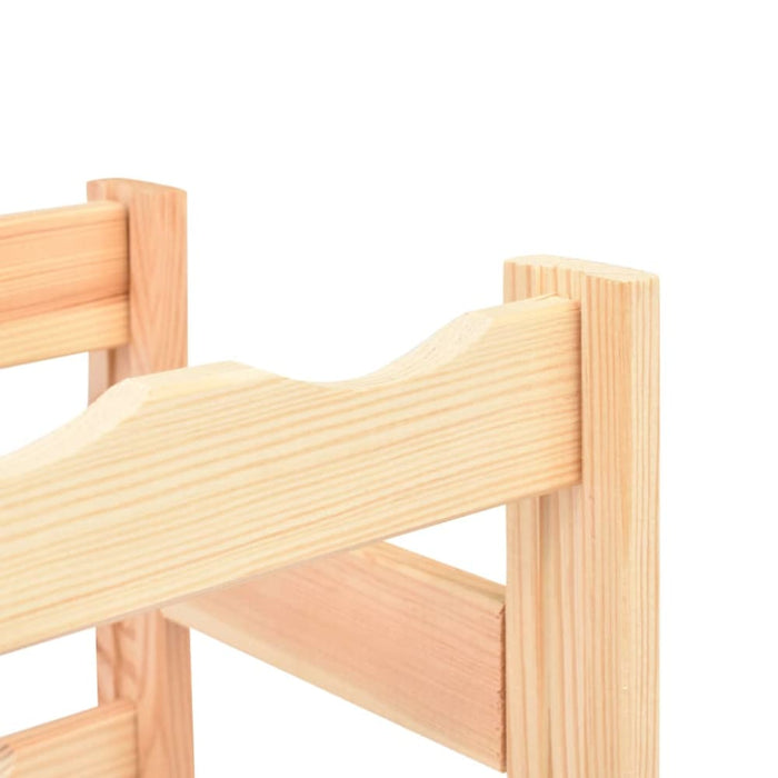 Wine Rack for 56 Bottles Solid Wood Pine Xnlokl