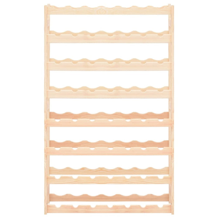 Wine Rack for 56 Bottles Solid Wood Pine Xnlokl