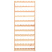 Wine Rack for 77 Bottles Solid Wood Pine Xnloki