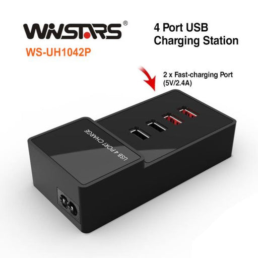 Winstars Usb 4 - port Charging Station (ws - uh1042p)