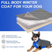 Winter Dog Coat Waterproof Reflective Cozy for Small Medium