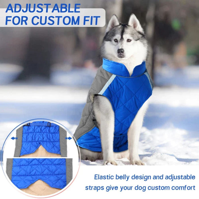 Winter Dog Coat Waterproof Reflective Cozy for Small Medium