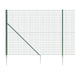 Wire Mesh Fence with Spike Anchors Green 1.4x25 m Opaobi