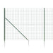 Wire Mesh Fence with Spike Anchors Green 1.6x25 m Opaoab