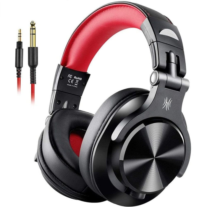 A71 Wired Over Ear Headphone with Mic Studio Dj Headphones