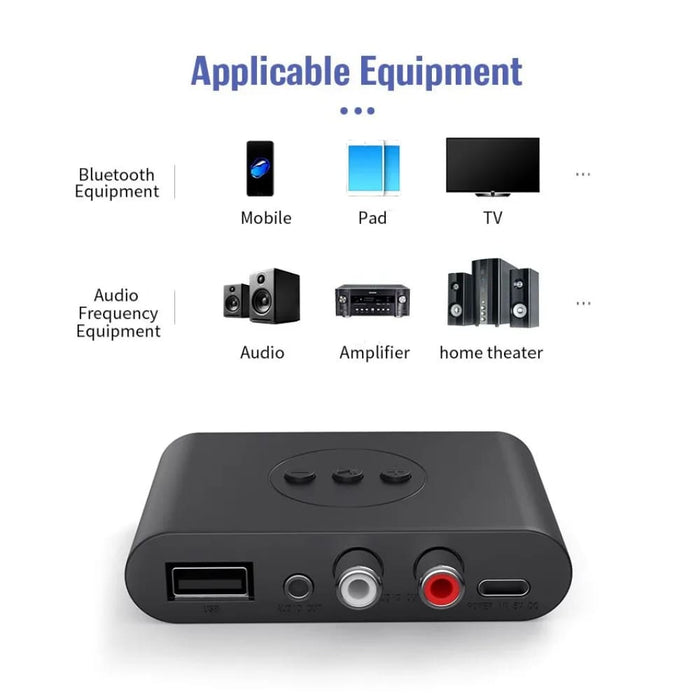 Wireless Audio Receiver With Bluetooth 5.0 Nfc And Mic