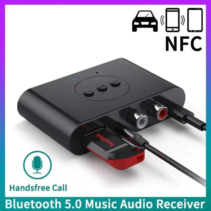 Wireless Audio Receiver with Bluetooth 5.0 Nfc and Mic