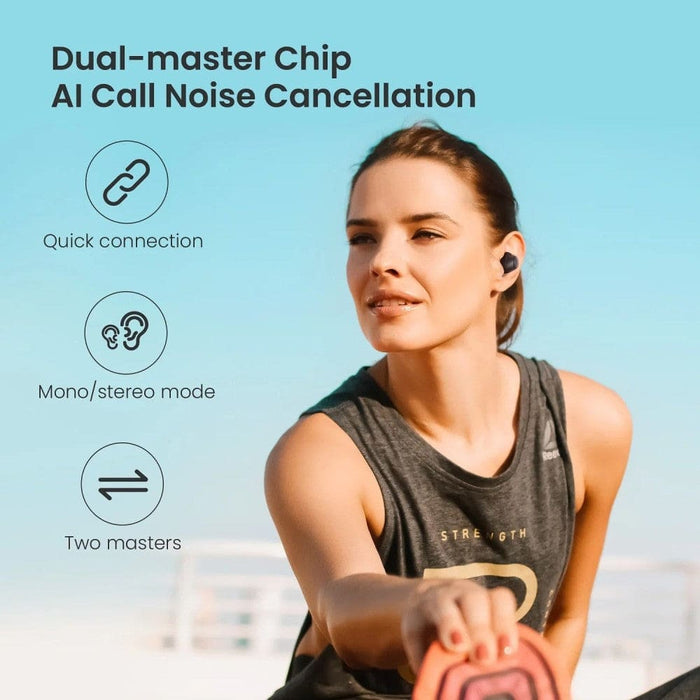 Wireless Bluetooth 5.2 Dual - master Chip 20h Battery Life