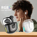 Wireless Bluetooth 5.3 Tws Hifi Sound Rgb Touch Control