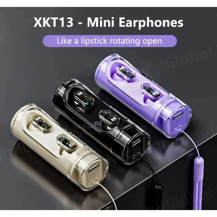 Wireless Bluetooth 5.3 Tws Mini Xkt13 Lipstick Design Noise
