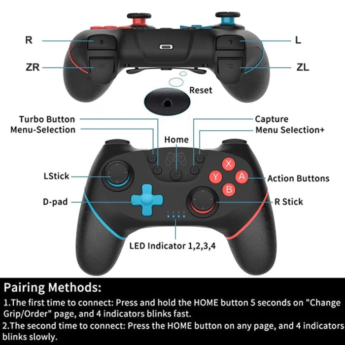 Wireless Bluetooth Gamepad for Ns Switch