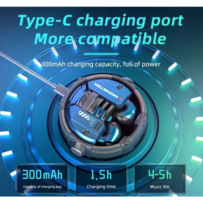 Wireless Bluetooth Gamer Waterproof Tws Noise Reduction