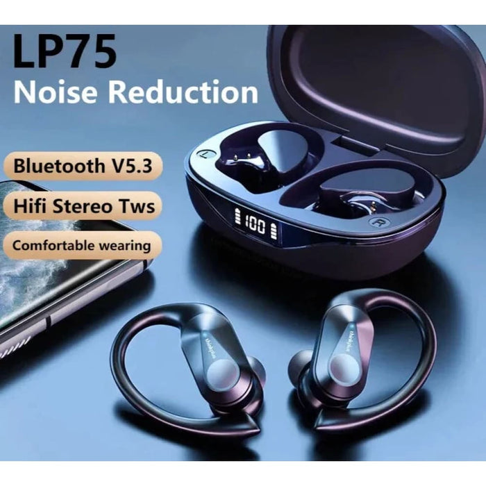 Wireless Bluetooth Lp75 Earhook Noise Reduction Waterproof