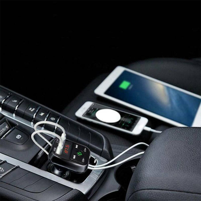 Vibe Geeks Wireless Bluetooth Fm Transmitter Hands-free Car