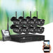 Wireless Cctv Home Security Camera System Wifi Outdoor 8ch
