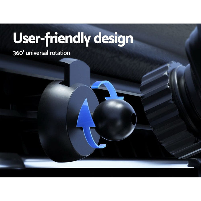 Wireless Car Charger Fast Charging Mount Vent Suction Cup
