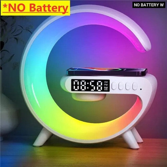 Wireless Charger with Speaker and Night Light