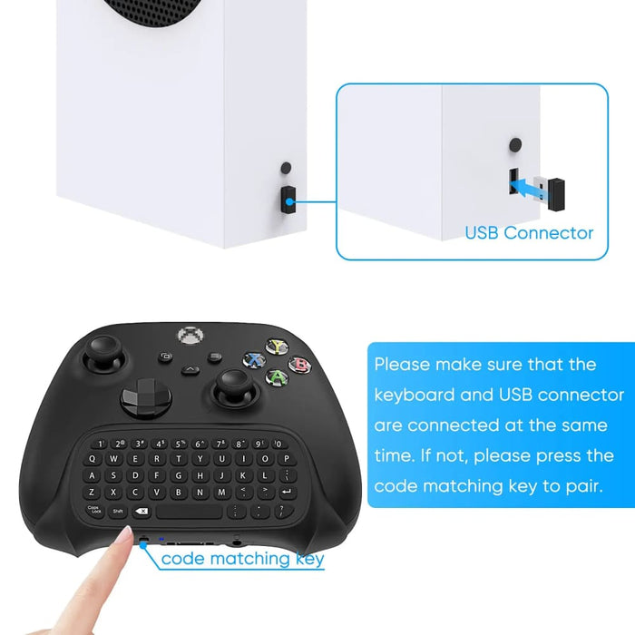 Wireless Chatpad For Xbox Series X/s/one With Usb Receiver