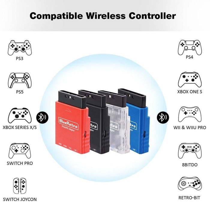 Wireless Game Controllers Adapter for Ps1 Ps2 Console